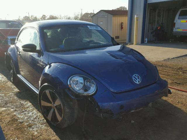 3VWVS7AT2EM600991 - 2014 VOLKSWAGEN BEETLE TUR BLUE photo 1