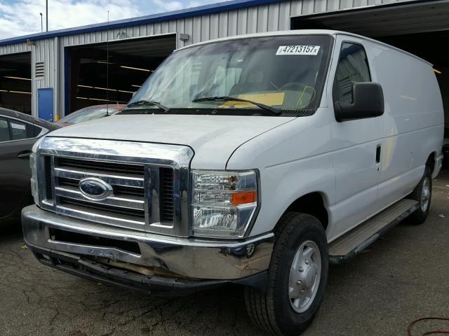 1FTNE24W78DA85716 - 2008 FORD ECONOLINE WHITE photo 2