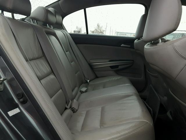 1HGCP36899A046779 - 2009 HONDA ACCORD EXL GRAY photo 6