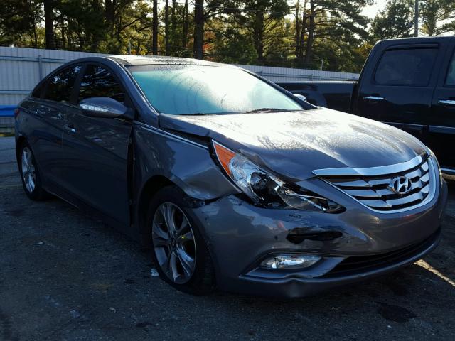 5NPEC4AC1CH475595 - 2012 HYUNDAI SONATA SE GRAY photo 1