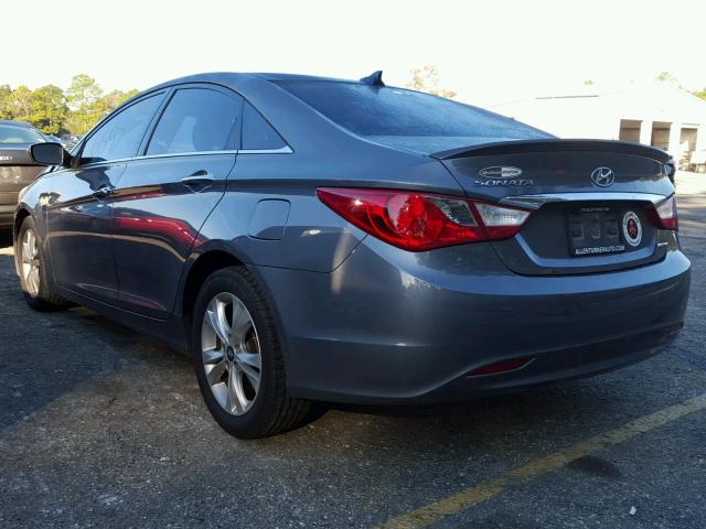 5NPEC4AC1CH475595 - 2012 HYUNDAI SONATA SE GRAY photo 3