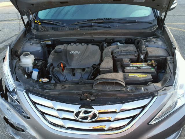 5NPEC4AC1CH475595 - 2012 HYUNDAI SONATA SE GRAY photo 7