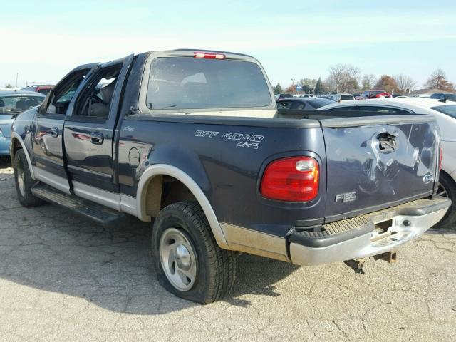 1FTRW08L31KB54941 - 2001 FORD F150 SUPER BLUE photo 3