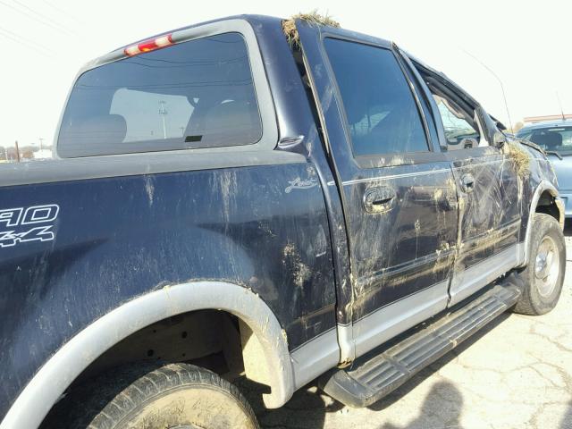 1FTRW08L31KB54941 - 2001 FORD F150 SUPER BLUE photo 9