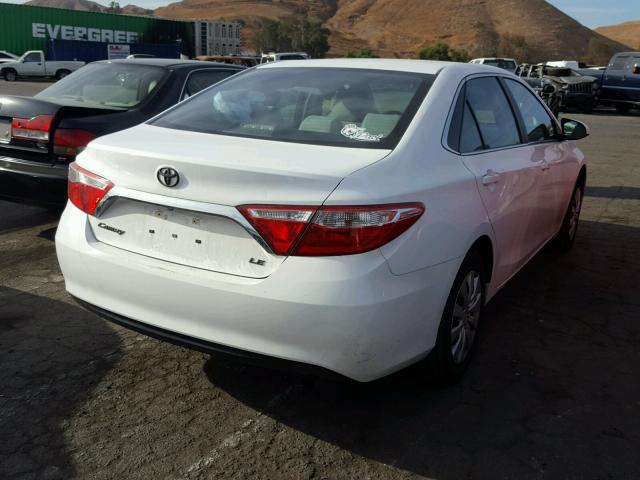 4T1BF1FK7FU085292 - 2015 TOYOTA CAMRY LE WHITE photo 4