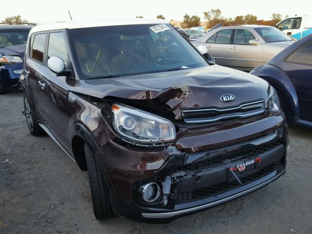 KNDJP3A52H7483246 - 2017 KIA SOUL + BROWN photo 1