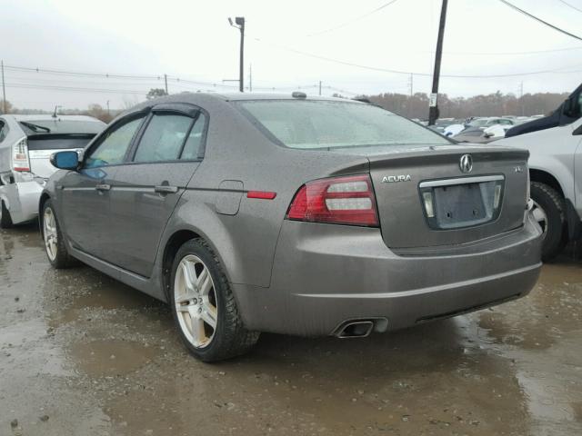 19UUA66237A030013 - 2007 ACURA TL GRAY photo 3