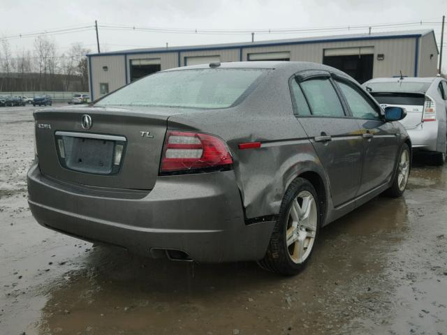 19UUA66237A030013 - 2007 ACURA TL GRAY photo 4