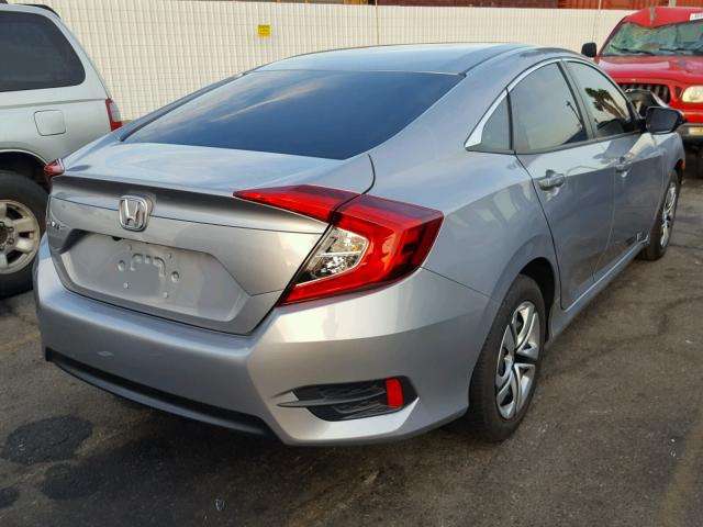 2HGFC2F52HH503845 - 2017 HONDA CIVIC LX SILVER photo 4