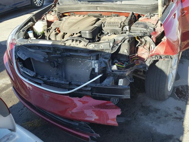 5NPEB4AC1EH821408 - 2014 HYUNDAI SONATA GLS RED photo 7