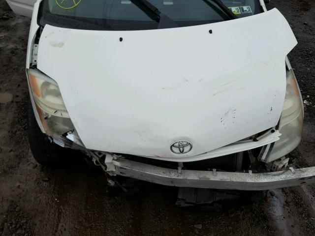 JTDKB20U363135367 - 2006 TOYOTA PRIUS WHITE photo 7