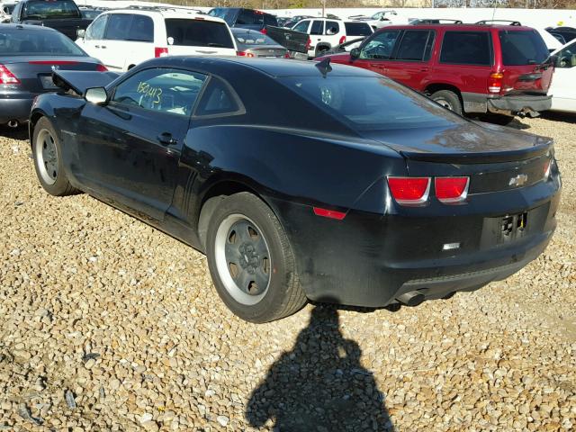 2G1FA1ED9B9184557 - 2011 CHEVROLET CAMARO LS BLACK photo 3