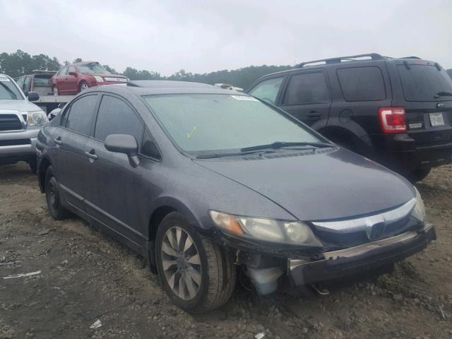 2HGFA16979H344471 - 2009 HONDA CIVIC EXL ნაცრისფერი ფოტო 1