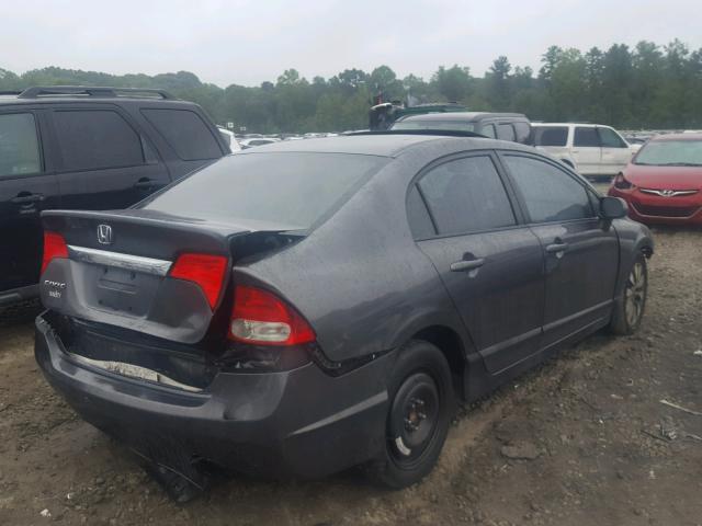 2HGFA16979H344471 - 2009 HONDA CIVIC EXL ნაცრისფერი ფოტო 4