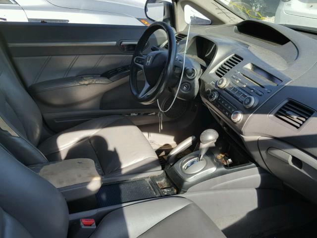 2HGFA16979H344471 - 2009 HONDA CIVIC EXL ნაცრისფერი ფოტო 5