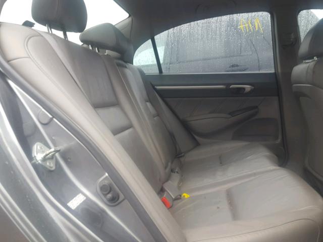 2HGFA16979H344471 - 2009 HONDA CIVIC EXL ნაცრისფერი ფოტო 6