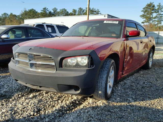 2B3CA4CD6AH214781 - 2010 DODGE CHARGER MAROON photo 2