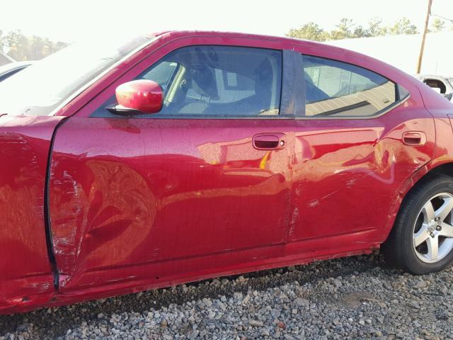 2B3CA4CD6AH214781 - 2010 DODGE CHARGER MAROON photo 9