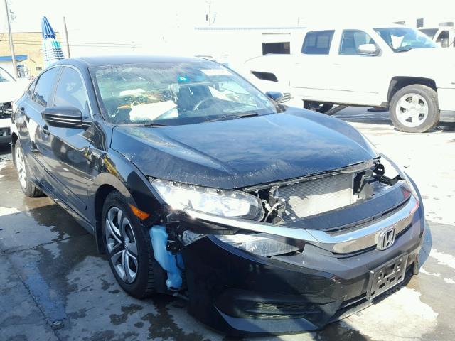 19XFC2F59GE013721 - 2016 HONDA CIVIC LX BLACK photo 1