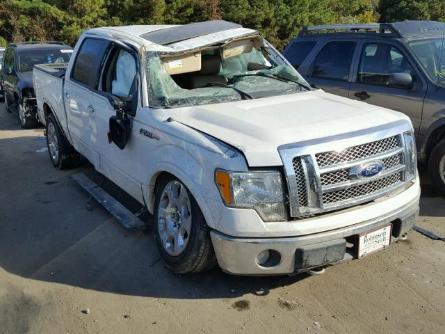 1FTFW1EV5AFD29701 - 2010 FORD F150 SUPER WHITE photo 1