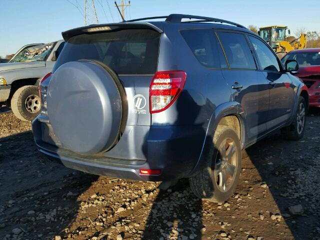 2T3WF4DV0AW028089 - 2010 TOYOTA RAV4 SPORT BLUE photo 4