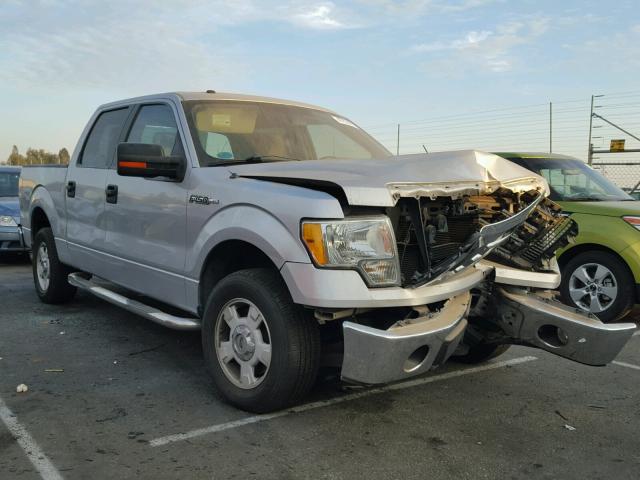 1FTFW1CV5AFD11783 - 2010 FORD F150 SUPER SILVER photo 1