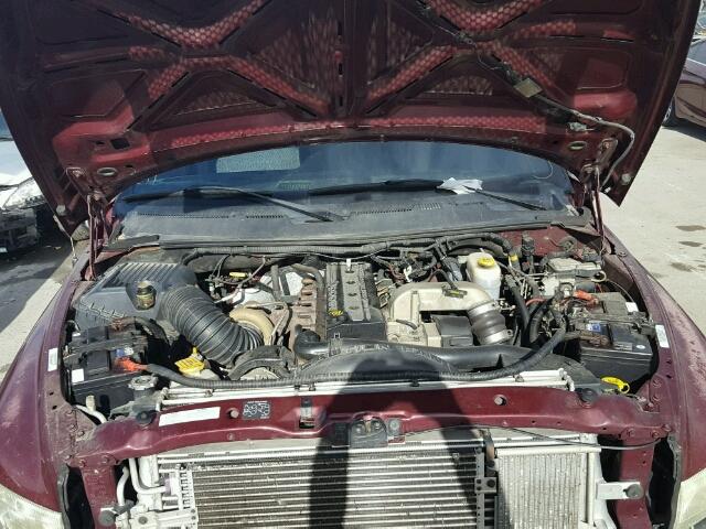 3B7KF23612M216328 - 2002 DODGE RAM 2500 MAROON photo 7