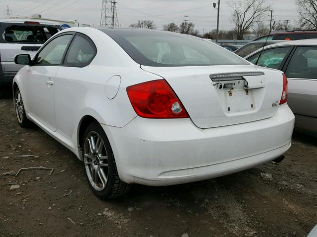 JTKDE177260129600 - 2006 TOYOTA SCION TC 白色 照片 3