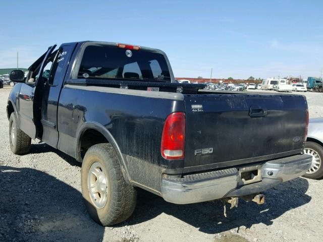 1FTRX18L42NA92601 - 2002 FORD F150 BLACK photo 3