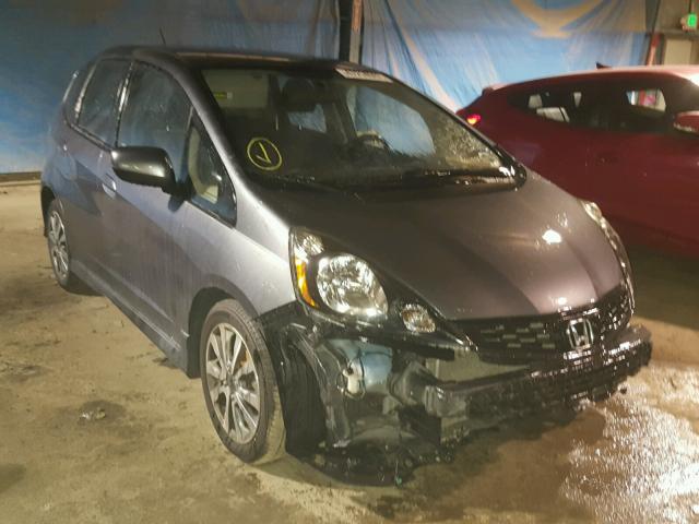 JHMGE8H59DC019390 - 2013 HONDA FIT SPORT GRAY photo 1