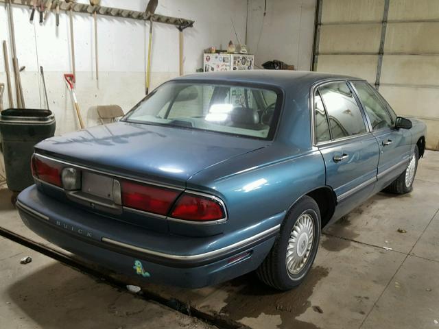 1G4HP52K5VH546906 - 1997 BUICK LESABRE CU BLUE photo 4