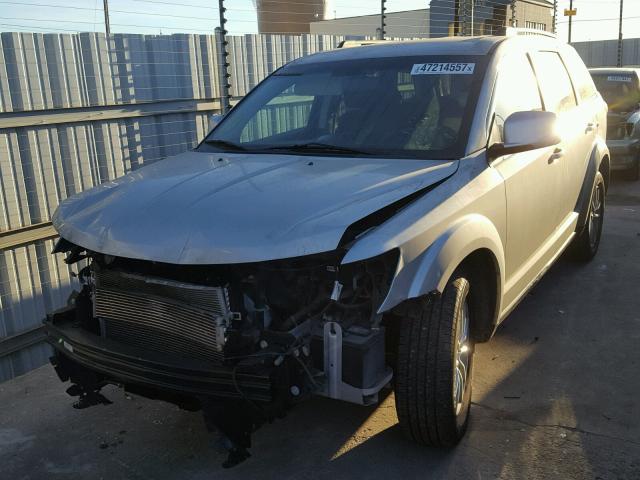 3C4PDCBG5ET106730 - 2014 DODGE JOURNEY SX SILVER photo 2