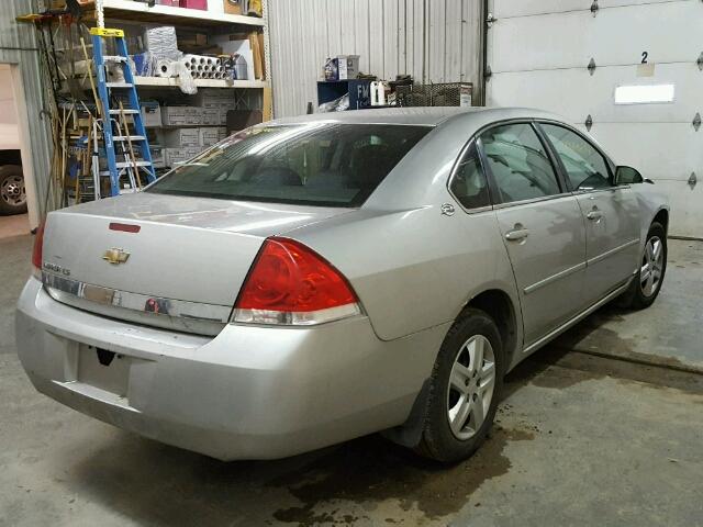 2G1WB58K069228871 - 2006 CHEVROLET IMPALA LS SILVER photo 4