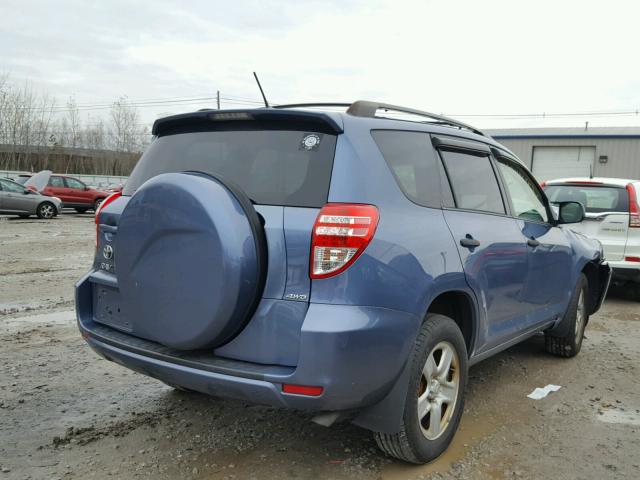 JTMJF4DV7B5039173 - 2011 TOYOTA RAV4 BLUE photo 4