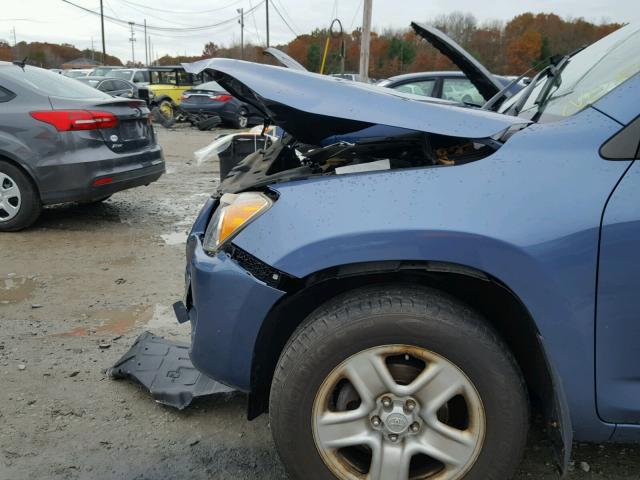 JTMJF4DV7B5039173 - 2011 TOYOTA RAV4 BLUE photo 9