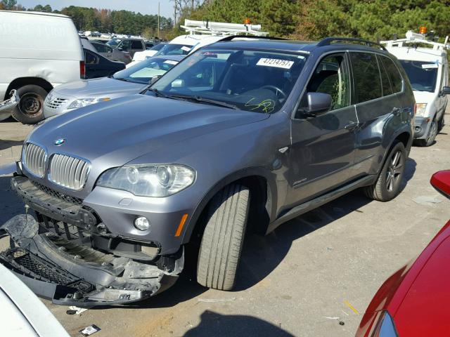 5UXFE835X9L168871 - 2009 BMW X5 XDRIVE4 GRAY photo 2