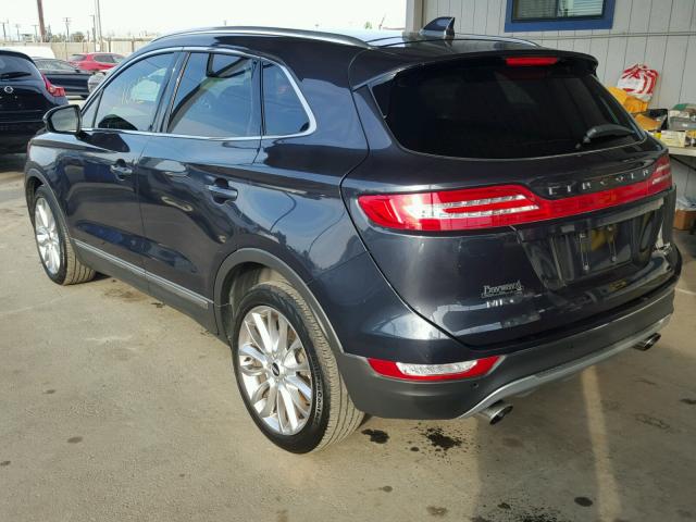 5LMCJ1A94FUJ32556 - 2015 LINCOLN MKC BLACK photo 3