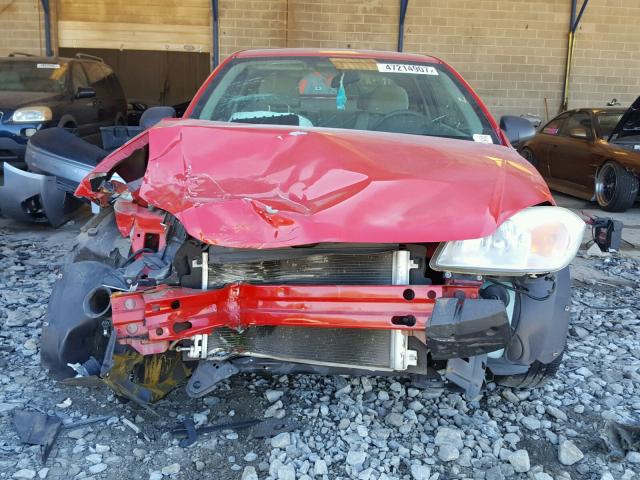 1G1AK15F367705370 - 2006 CHEVROLET COBALT LS RED photo 9