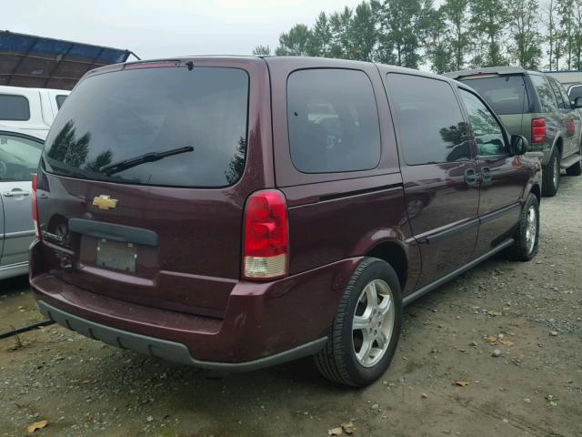 1GNDV23148D200894 - 2008 CHEVROLET UPLANDER L 栗色 照片 4