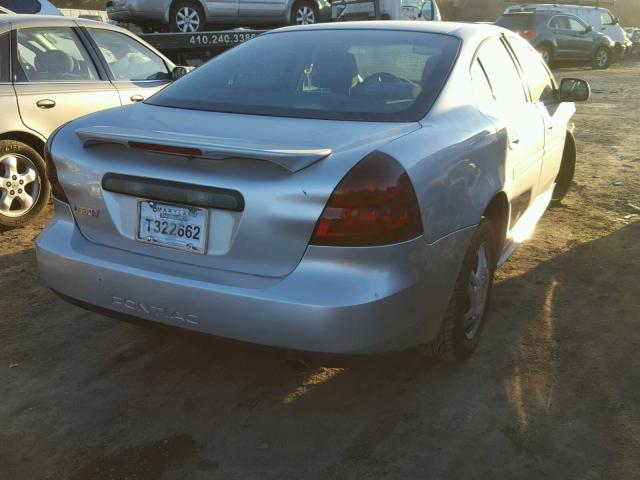 2G2WP522951305319 - 2005 PONTIAC GRAND PRIX SILVER photo 4