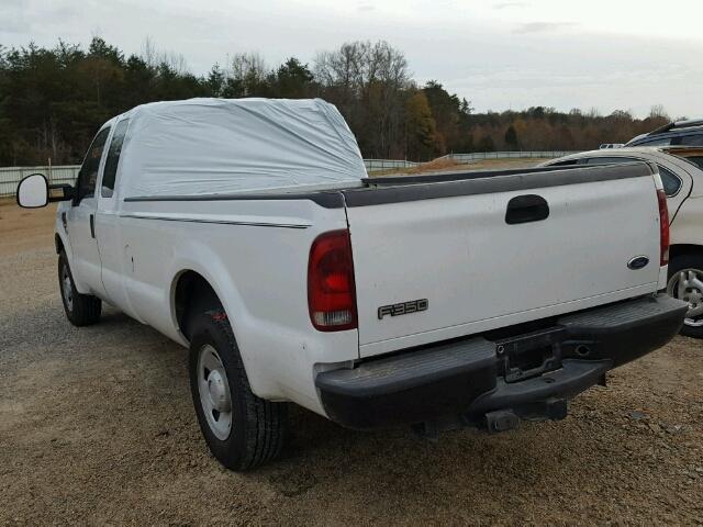 1FTSX20598ED96262 - 2008 FORD F250 SUPER WHITE photo 3