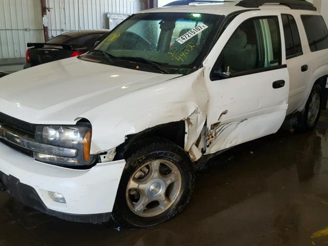 1GNET16S766134402 - 2006 CHEVROLET TRAILBLAZE WHITE photo 9