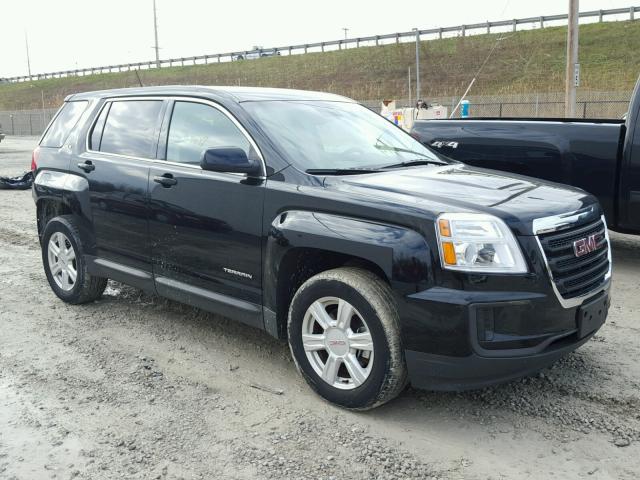 2GKALMEK4G6347608 - 2016 GMC TERRAIN SL BLACK photo 1