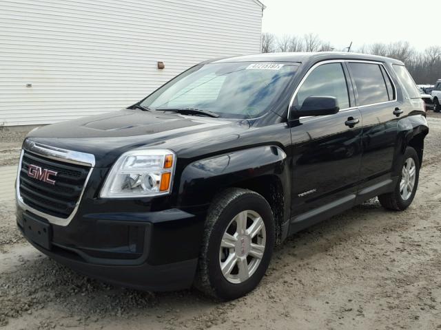 2GKALMEK4G6347608 - 2016 GMC TERRAIN SL BLACK photo 2