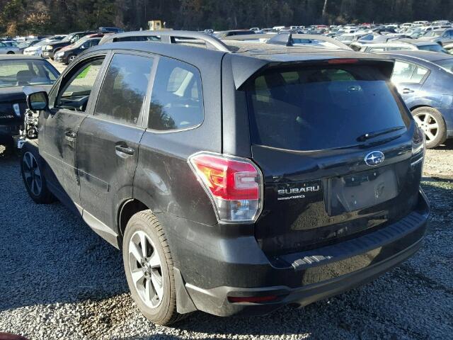 JF2SJAGC3JH437507 - 2018 SUBARU FORESTER 2 BLACK photo 3