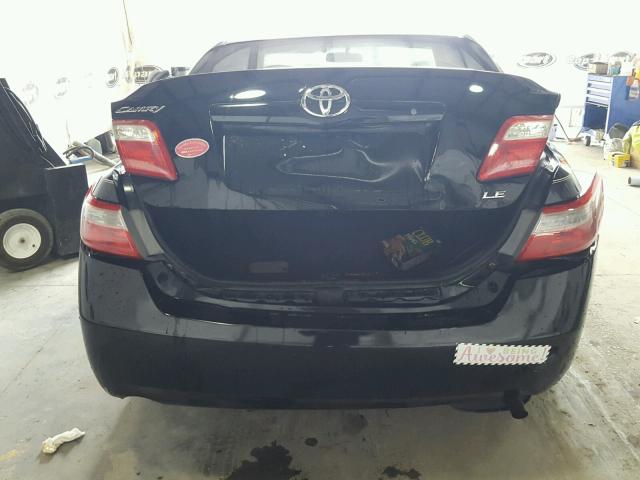 4T1BE46K58U771189 - 2008 TOYOTA CAMRY CE BLACK photo 9