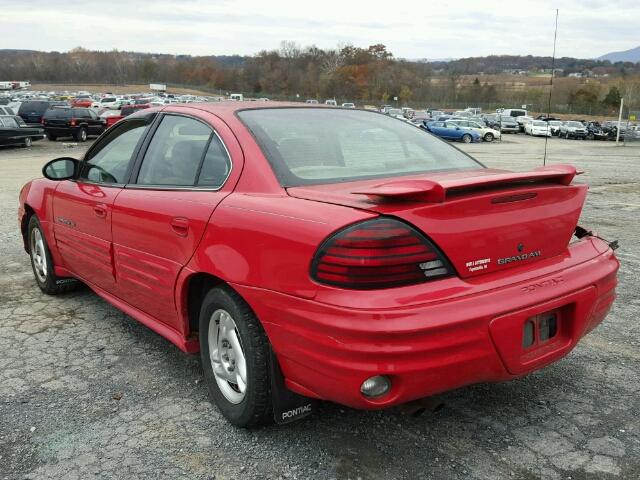 1G2NF52F32C115877 - 2002 PONTIAC GRAND AM S 红色 照片 3