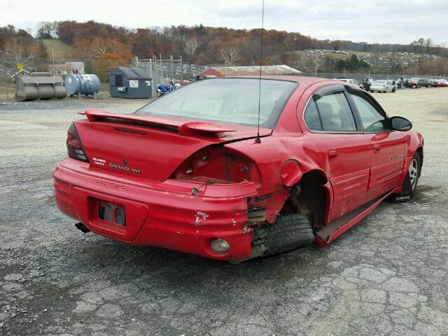 1G2NF52F32C115877 - 2002 PONTIAC GRAND AM S RED photo 4