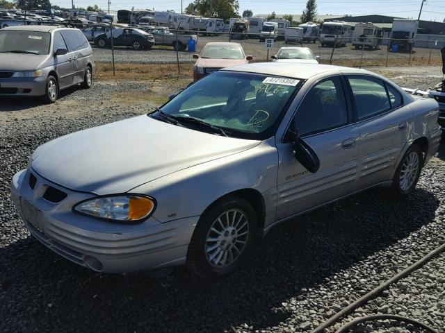 1G2NE52E1XC547997 - 1999 PONTIAC GRAND AM S ვერცხლისფერი ფოტო 2