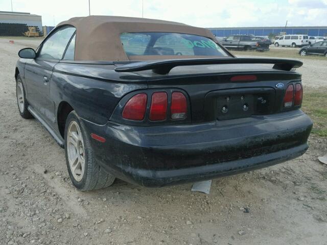 1FALP45X8TF136244 - 1996 FORD MUSTANG GT BLACK photo 3